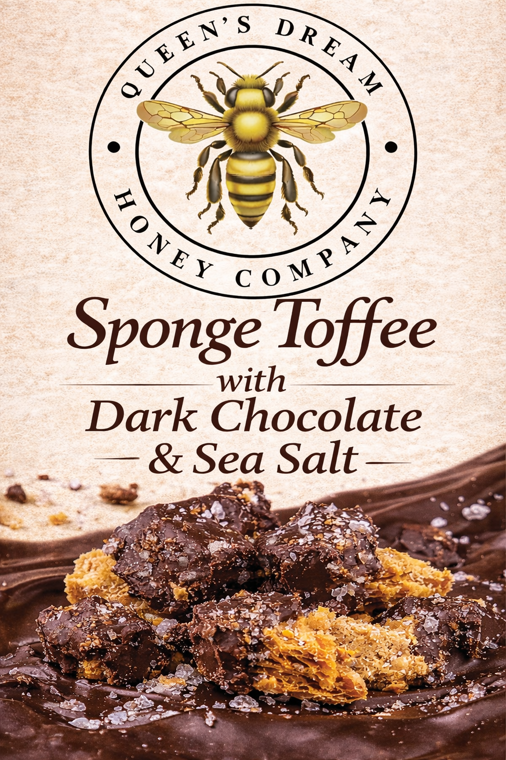 Chocolate Dipped Honey Sponge Toffee
