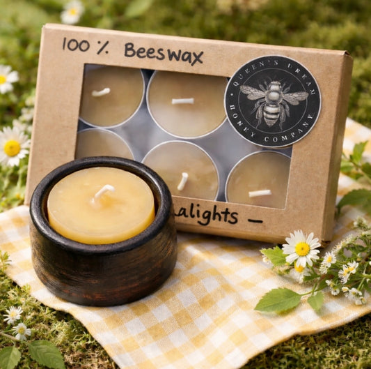 ‘Tealights’ Pure Beeswax Candles