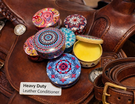 Heavy Duty Beeswax Leather Conditioner kit, 2oz